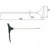 COMET SN211C - Vpichovací sonda 2091-250/C, konektor CINCH, kabel 2m COMET SN211C - Vpichovací sonda 2091-250/C, konektor CINCH, kabel 2m
